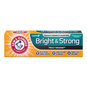Arm & Hammer Bright & Strong old box