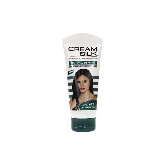 Cream Silk conditioner, Hairfall Defense, green