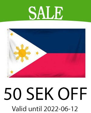 Sale on The Philippines flag until The Independence day of The Philippines